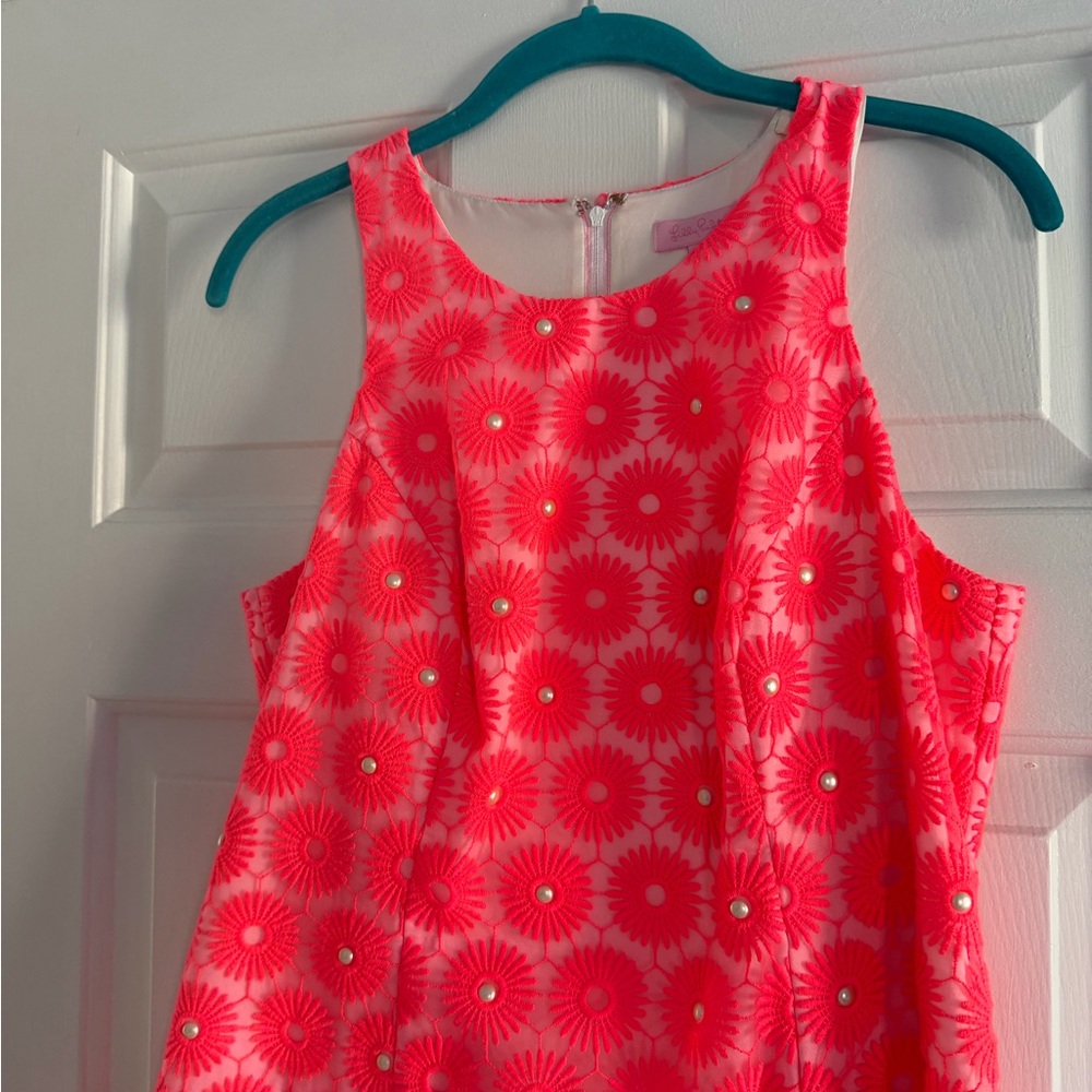 Lilly Pulitzer Pink Coral Sleeveless Mini Dress - Picture 5 of 7